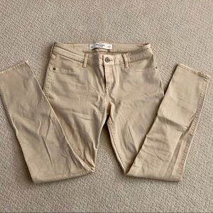 Abercrombie & Fitch Low Rise Khaki Pants